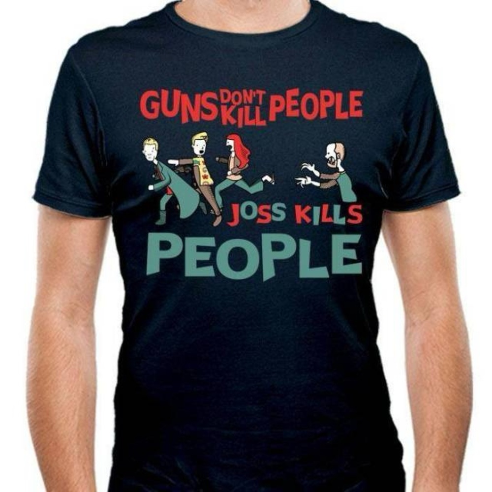 Buffy The Vampire Slayer Joss Kills T-Shirt Gildan Heavy Cotton Black T-Shirt